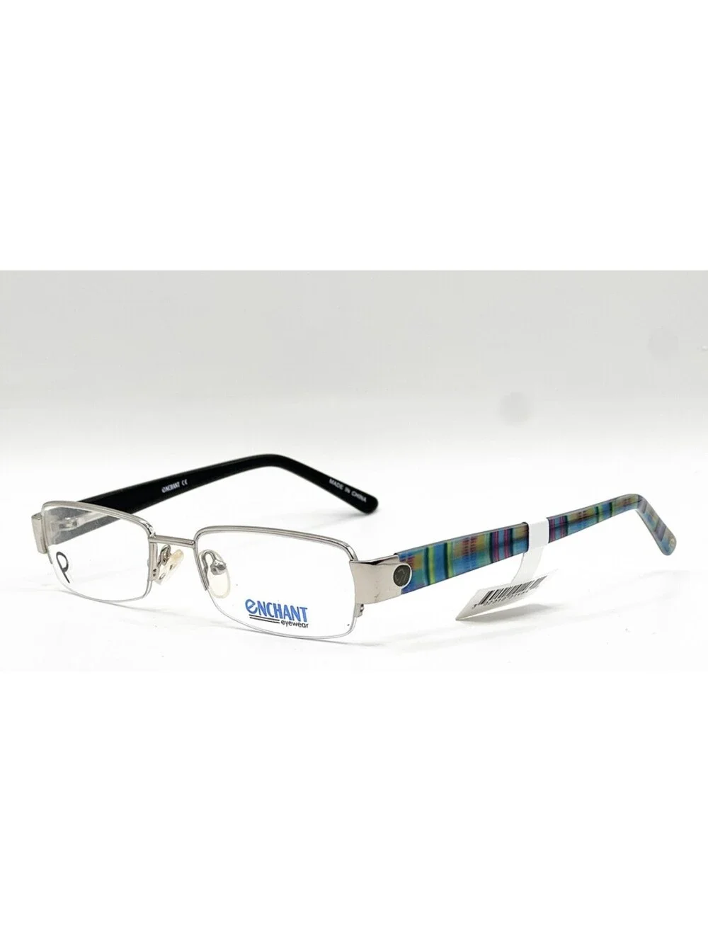 Enchant Eyewear Ee0975 Silver Authentic Eyeglasses 51-16-135